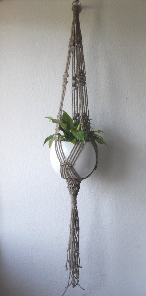 Twine Macrame plant hangerindoor plant holderHanging