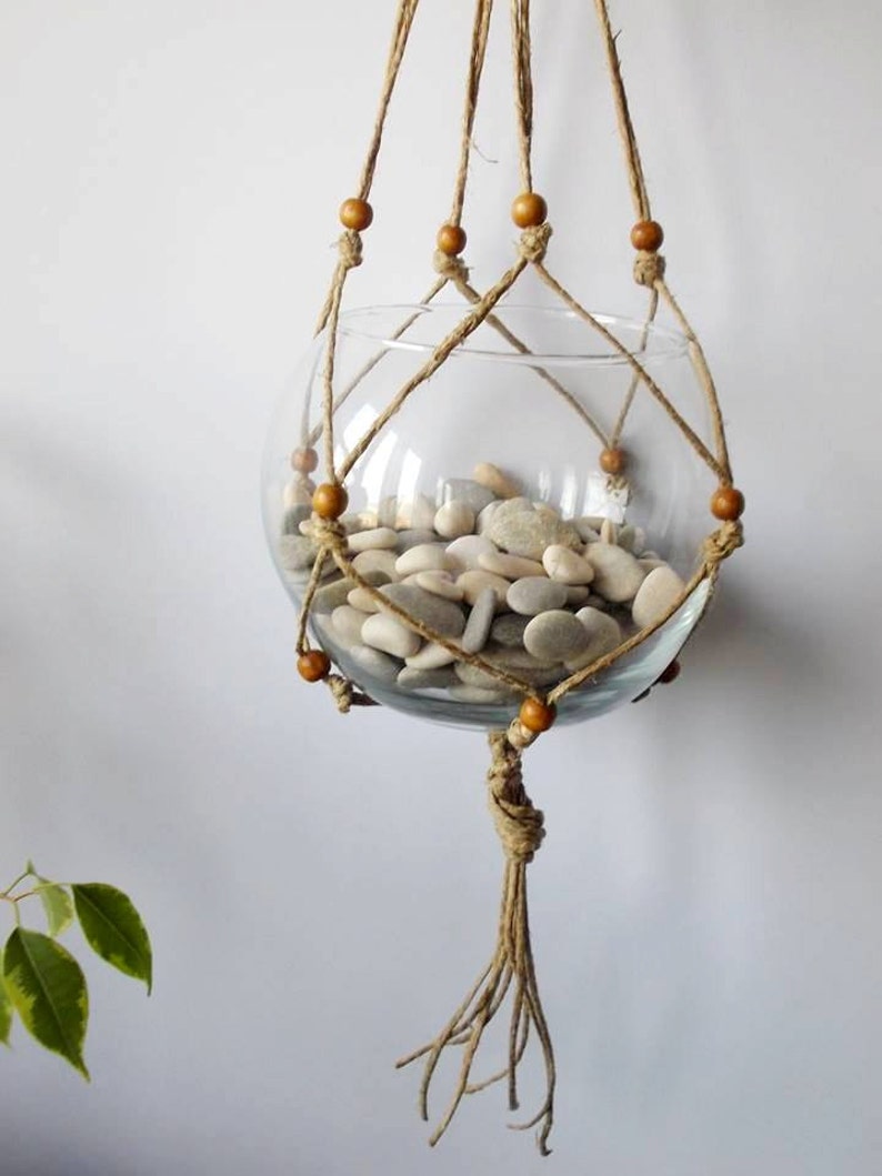 Twine Macrame plant hangerindoor plant holderHanging Etsy