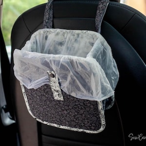 DIY Car Trash Can Sewing Pattern - Easy Auto Garbage Bag PDF - Keep Your Car Clean