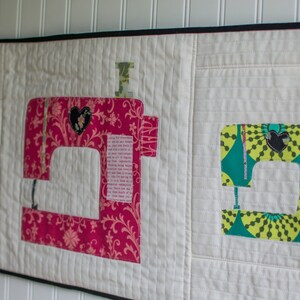 Love Sewing Machine Applique Pattern - 3 Sizes Included W/reverse - Etsy
