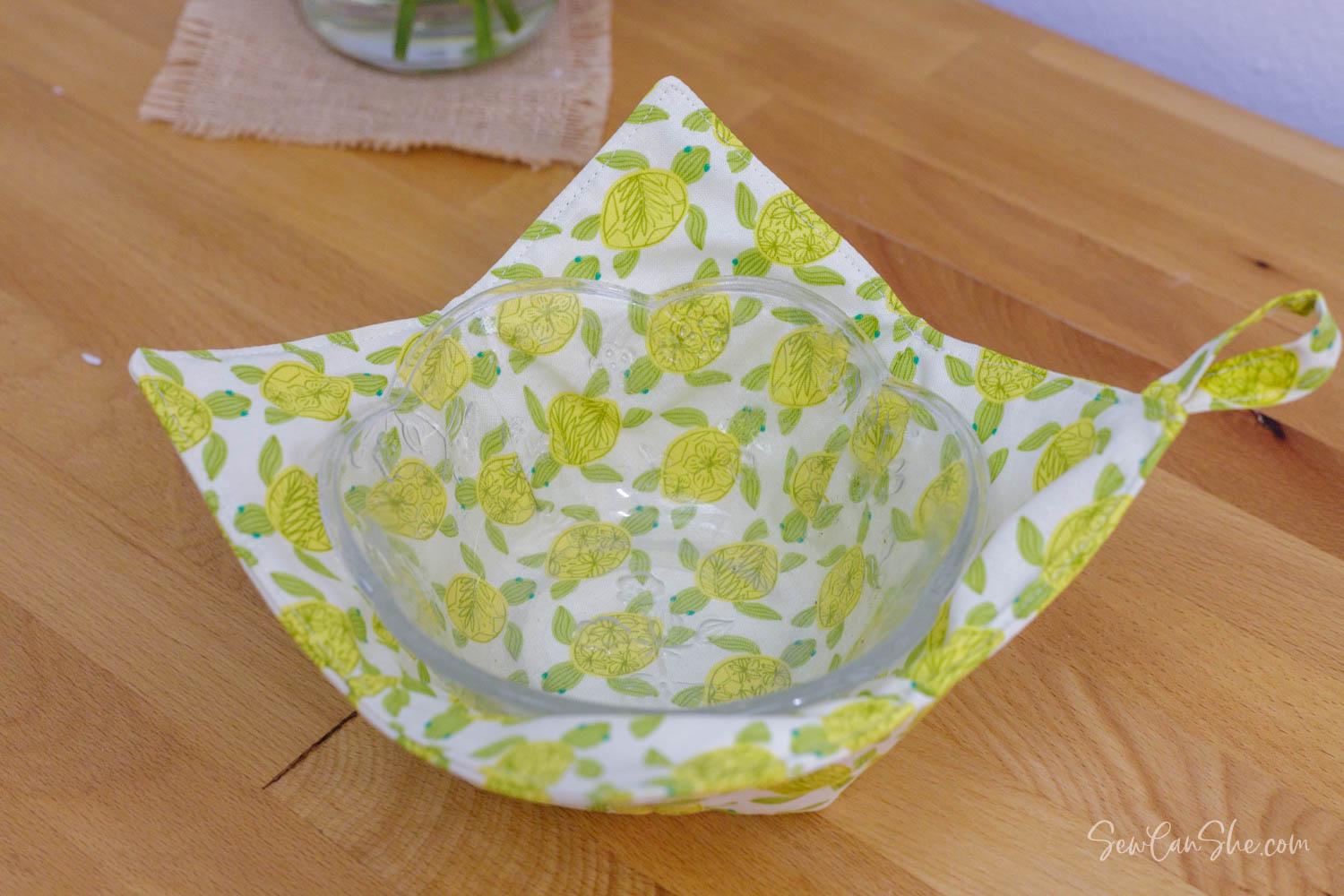 Soup Bowl Cozy Pattern PDF - 3 Sizes Microwave Safe Sewing Pattern ...