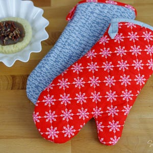 Eenvoudig naaipatroon ovenwant - Fat Quarter-vriendelijke pdf - keuken voor beginners DIY