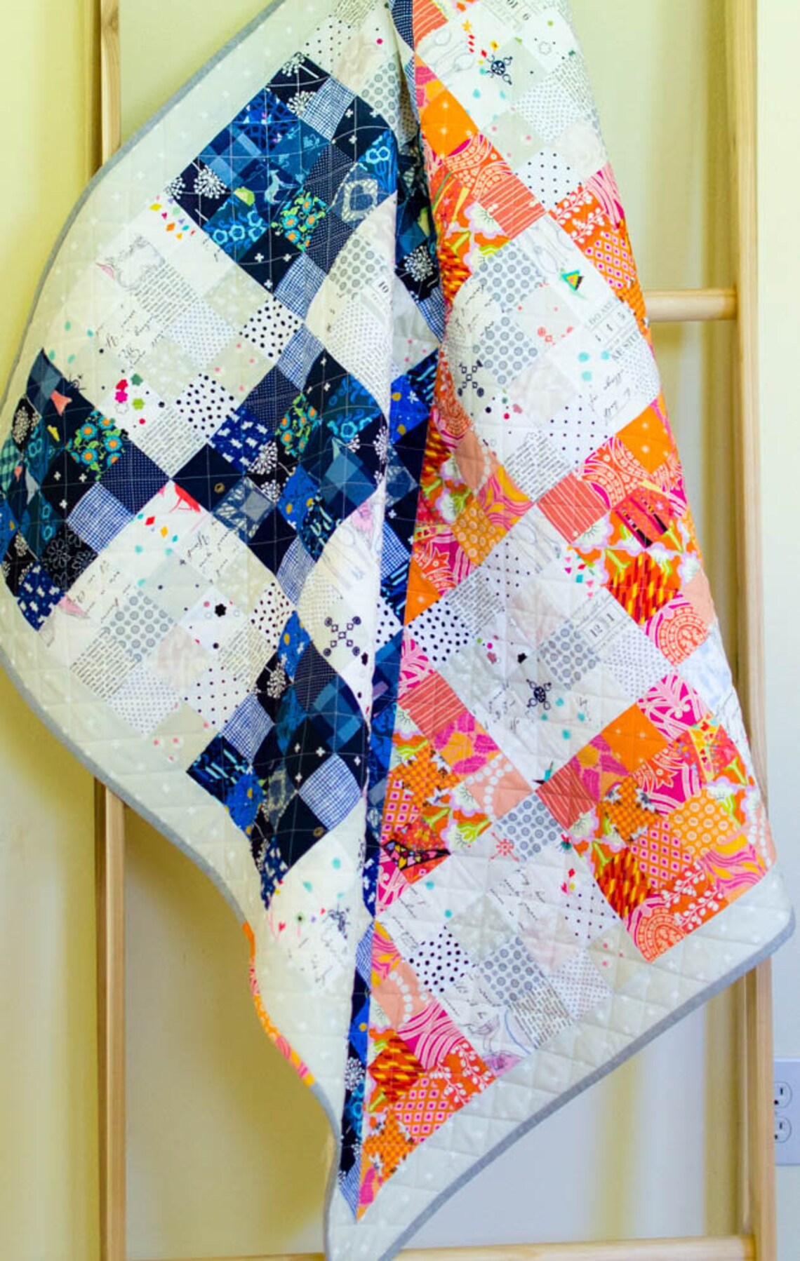 Uprising Glitter Quilt Pattern Modern Traditional Low Volume Etsy