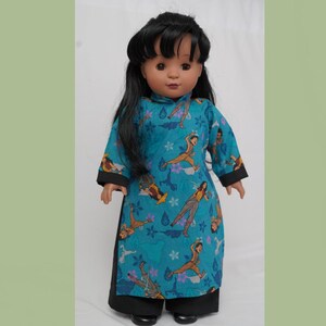 vietnamese raya & the last dragon Ao dai outfit fits american girl dolls and other 18&quot; dolls