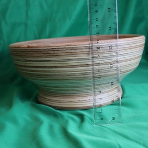 Earthy Solid Wood Bowl afbeelding 7