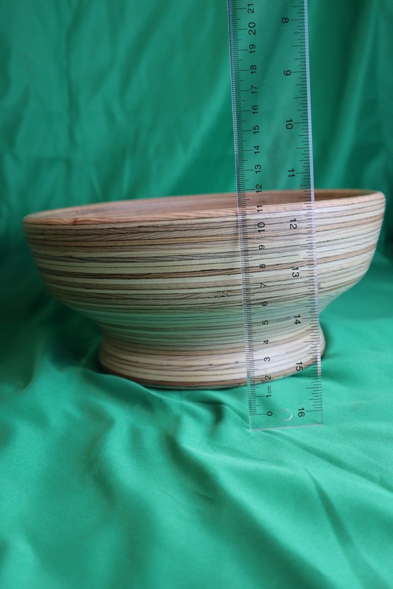 Earthy Solid Wood Bowl afbeelding 7