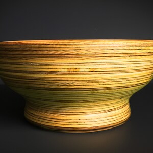 Earthy Solid Wood Bowl afbeelding 1