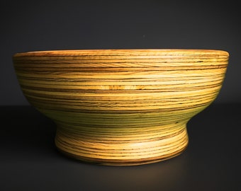 Earthy Solid Wood Bowl