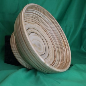 Earthy Solid Wood Bowl afbeelding 5