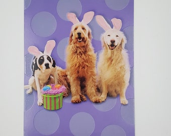 Carte de voeux de Pâques par Hallmark pour les amoureux des chiens