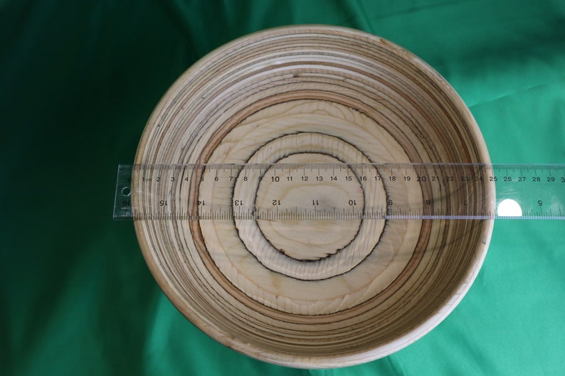 Earthy Solid Wood Bowl afbeelding 3