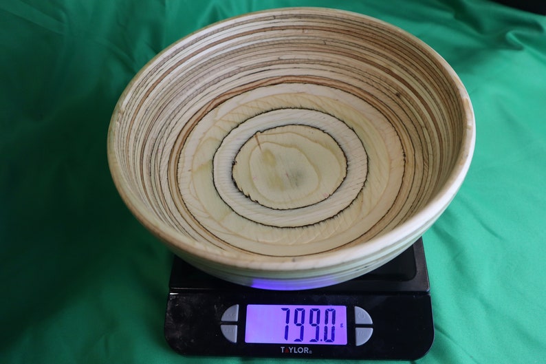 Earthy Solid Wood Bowl afbeelding 8