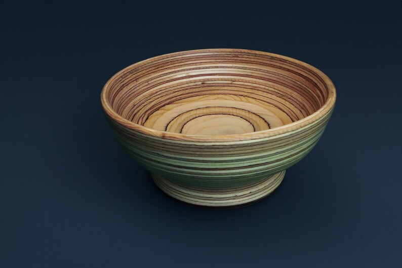 Earthy Solid Wood Bowl afbeelding 2