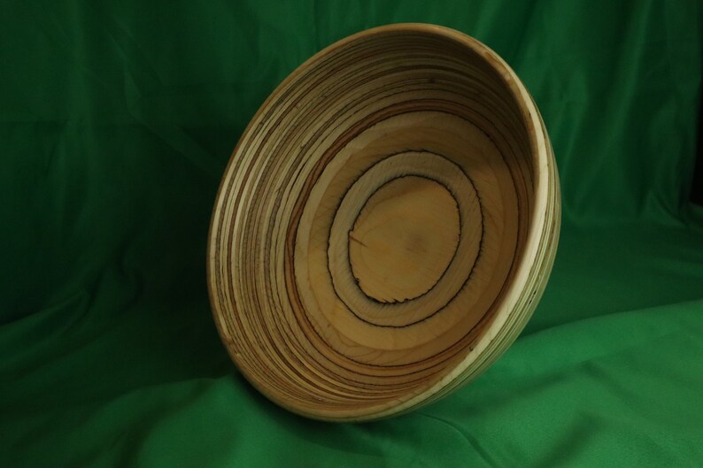 Earthy Solid Wood Bowl afbeelding 4