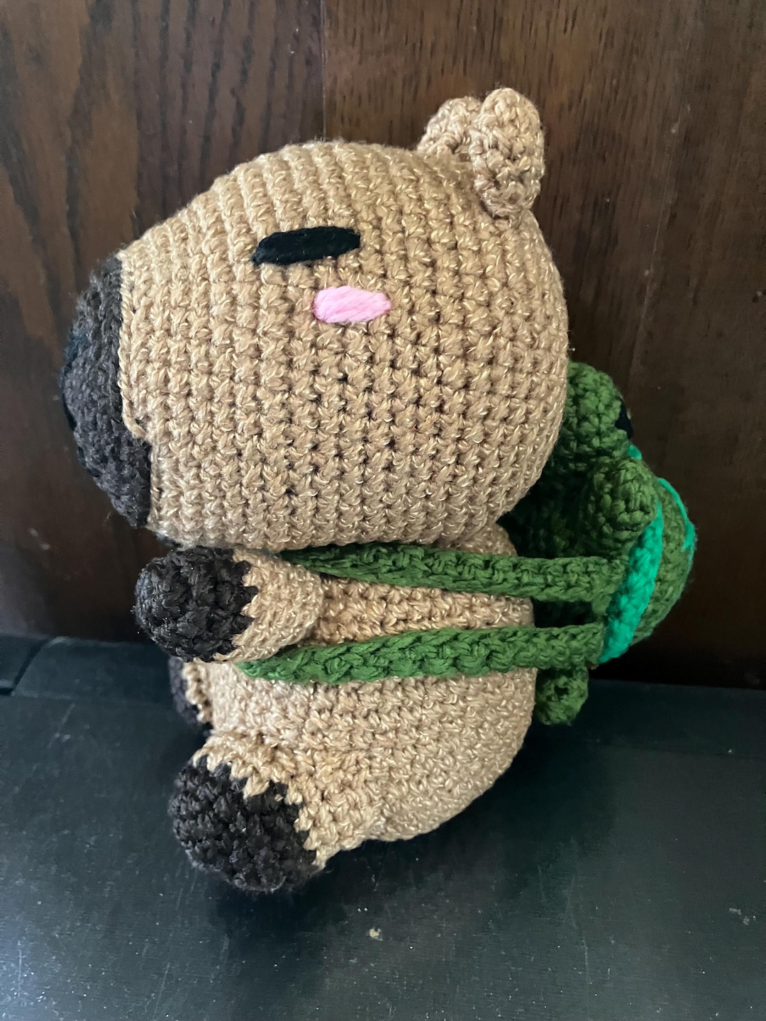 Stuffed Capybara Backpack Pattern Handmade Crocheted Capybara With Backpack | Unique and Expertly Crafted ...