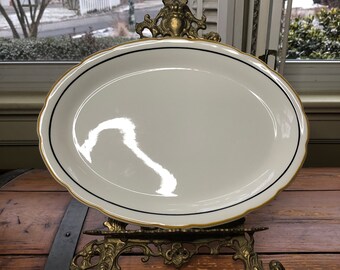 Vintage Buffalo China Platter, 8 X 9 3/4 In. Buffalo China