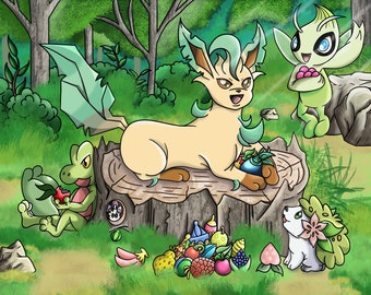 Leafeon and friends