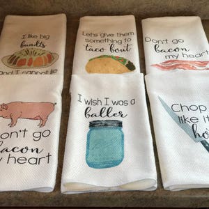 Kitchen Towels with Funny Sayings image 4