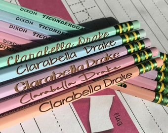 Personalized Engraved Pencils for Kids