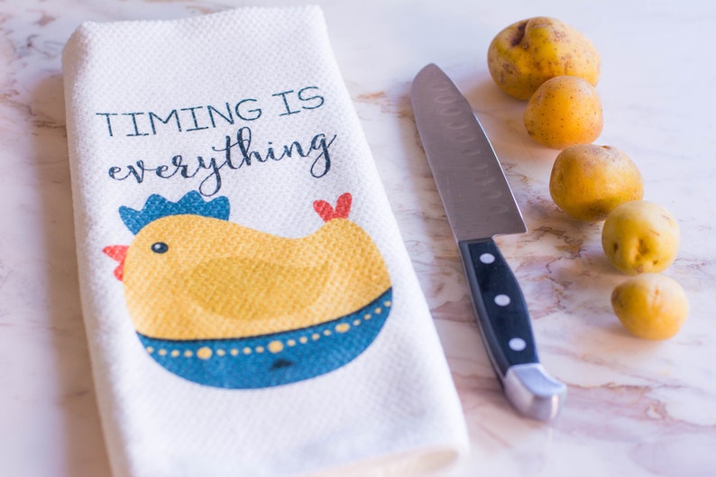 Funny Dish Towels Foodie Gift Unique Kitchen Towels Gift Etsy