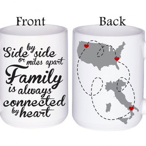 Miles Apart...but Close At Heart. Mug