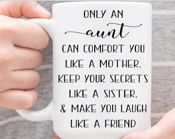 Aunt Mug - Gift for Aunt - Sister Mug - Aunt Gift - Best Aunt Ever - Coffee Cup for Aunt - Aunty Mug - Pregnancy Reveal - New Aunt Gift