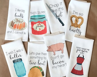 Kitchen Towels with Funny Sayings