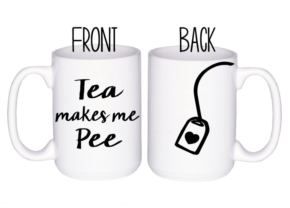 Funny Tea Cup Funny Mug Gift for Tea Lover Tea Time Gift Etsy