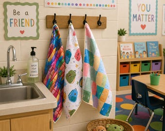 Teacher Gift Kitchen Towel | Reversible Waffle Weave | Back to School Gift | Classroom Decor | Choose Your Design