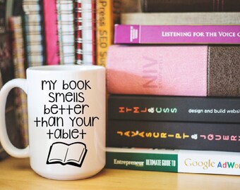 Funny Gifts for Readers, Book Smell, Gift for Librarian, Book Lovers