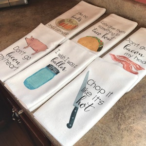 Kitchen Towels with Funny Sayings image 2