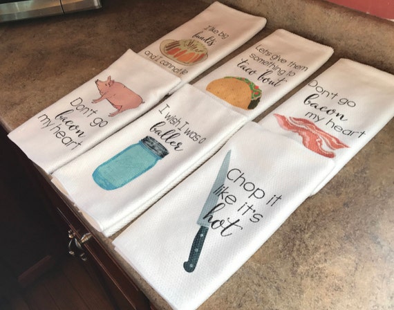 CintBllTer Funny Kitchen Towel, Funny Dish Towel, Funny Hand Towel, Fun Kitchen  Towels, Tea Towels Funny, with Sayings, Decorative, Cute, Sarcastic, Decor,  