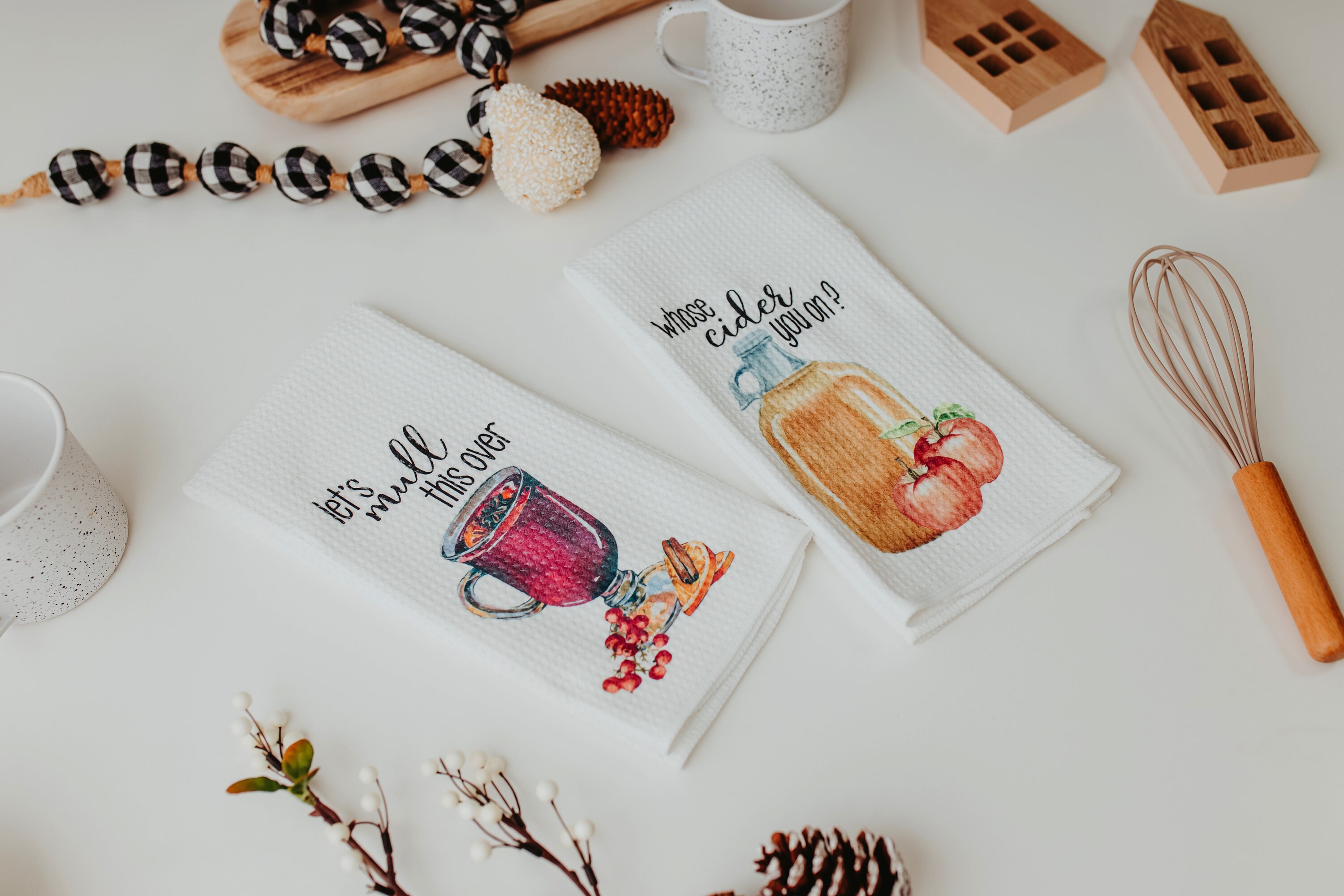 Miracu Funny Dish Towels for Women, Cute Kitchen Towels, Tea Towels Set -  Punny Gifts, Housewarming Gifts for Women Friends - Christmas, New Home  Hostess Gifts …