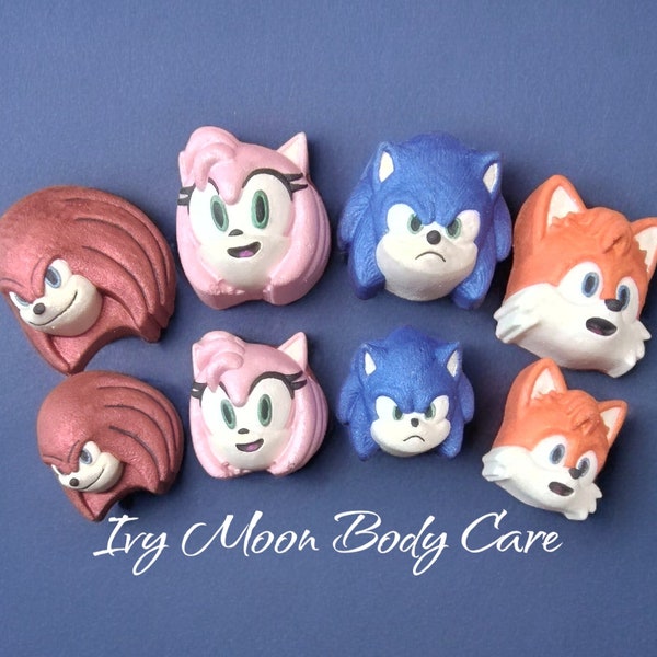 Blue Hedge hog  and friends Bath Bombs