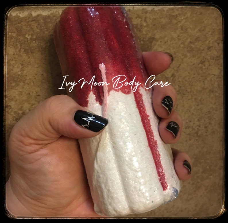 Bloody Tampon, blood bath, bloody bath, Tampon Bath Bomb, pad bath bomb image 2