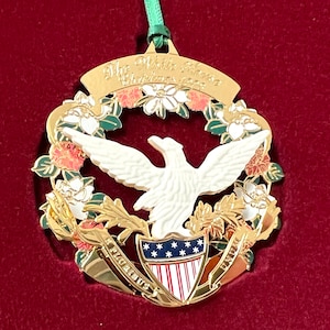 The White House Historical Association Christmas Ornament 1998, Honoring President James Buchanan
