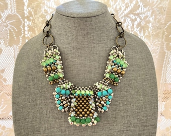 Anthropologie turquoise necklace best sale