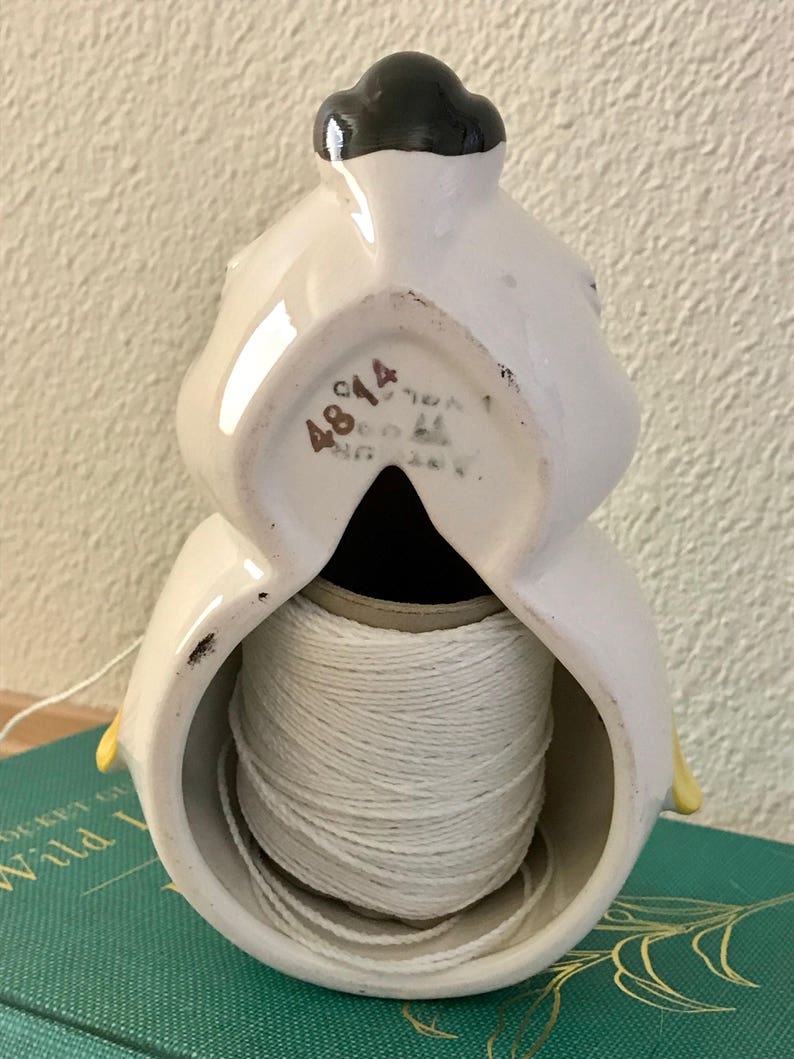 Vintage Bird String and Scissor Holder Arthur Wood England Etsy