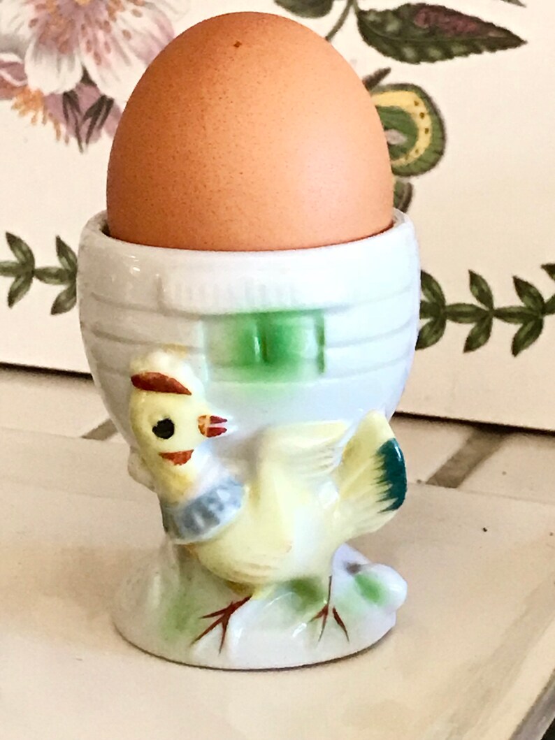 Vintage Egg Cup Chicken and Egg Cup Made in Japan Etsy