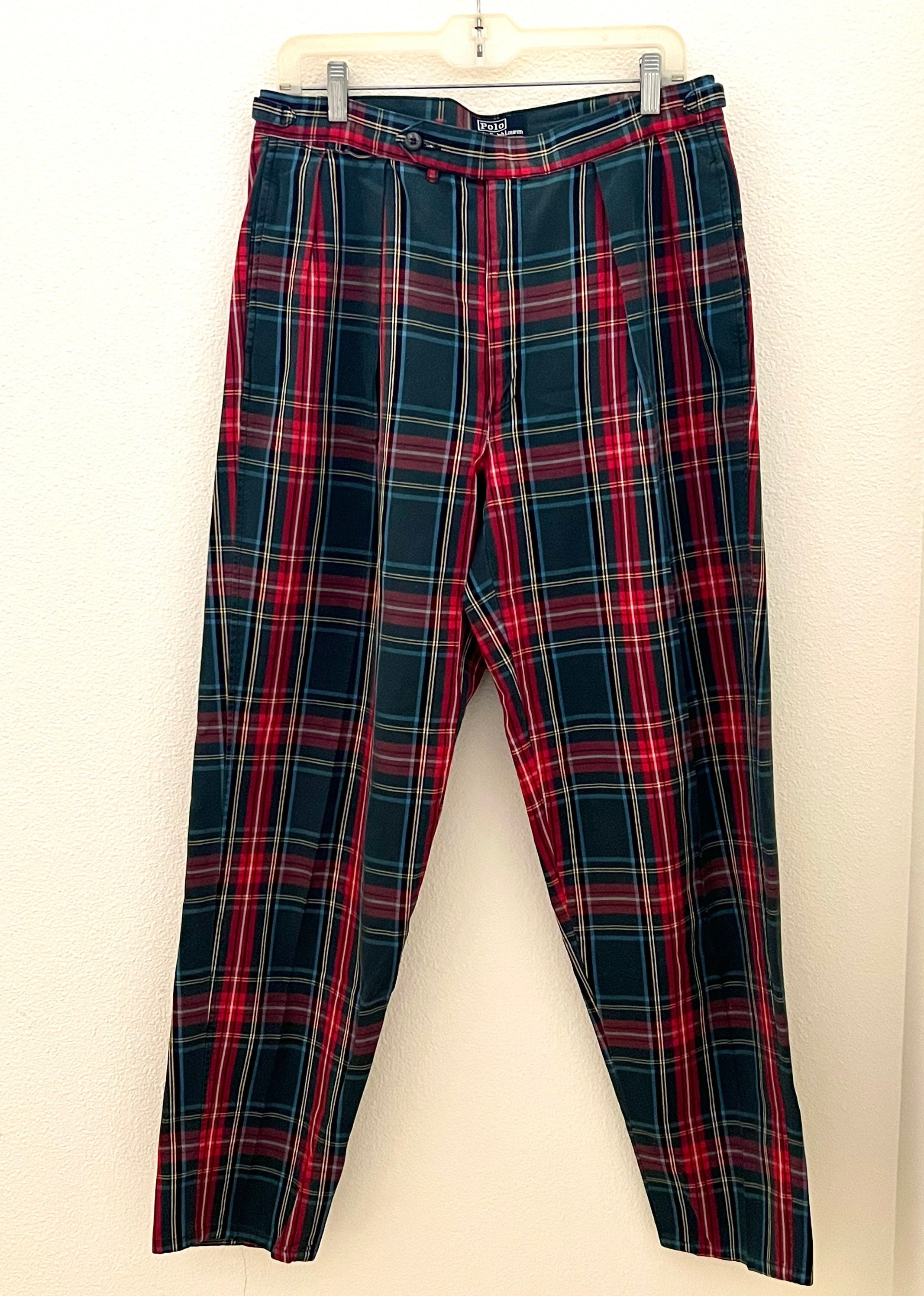 Polo shop tartan pants
