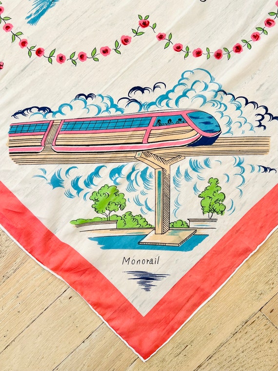 Vintage Seattle World’s Fair 1962 Souvenir Scarf - image 4