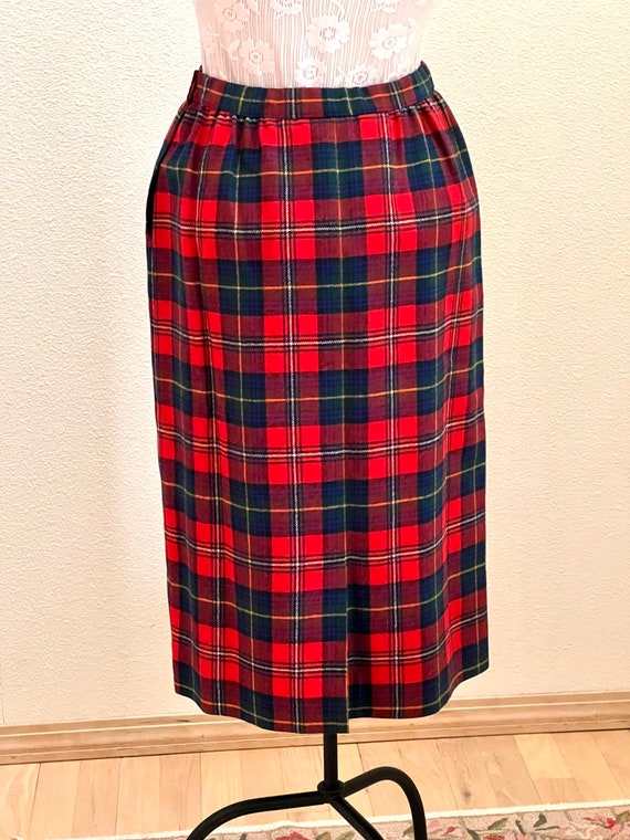 Vintage Pendleton Wool Plaid Skirt, Boyd Tartan P… - image 3