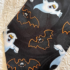 Halloween Flying Ghosts and Bats Novelty Necktie