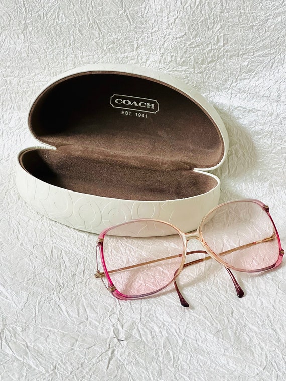 Vintage Coach Hard Clamshell Eyeglasses Sunglasses