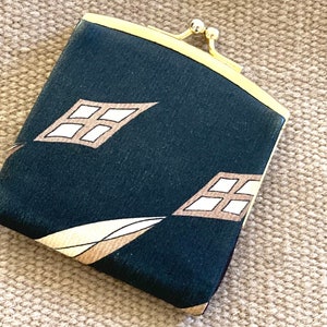 Emilio Pucci Coin Purse, Black Brown Pucci Fashion Accessory, Made in Italy