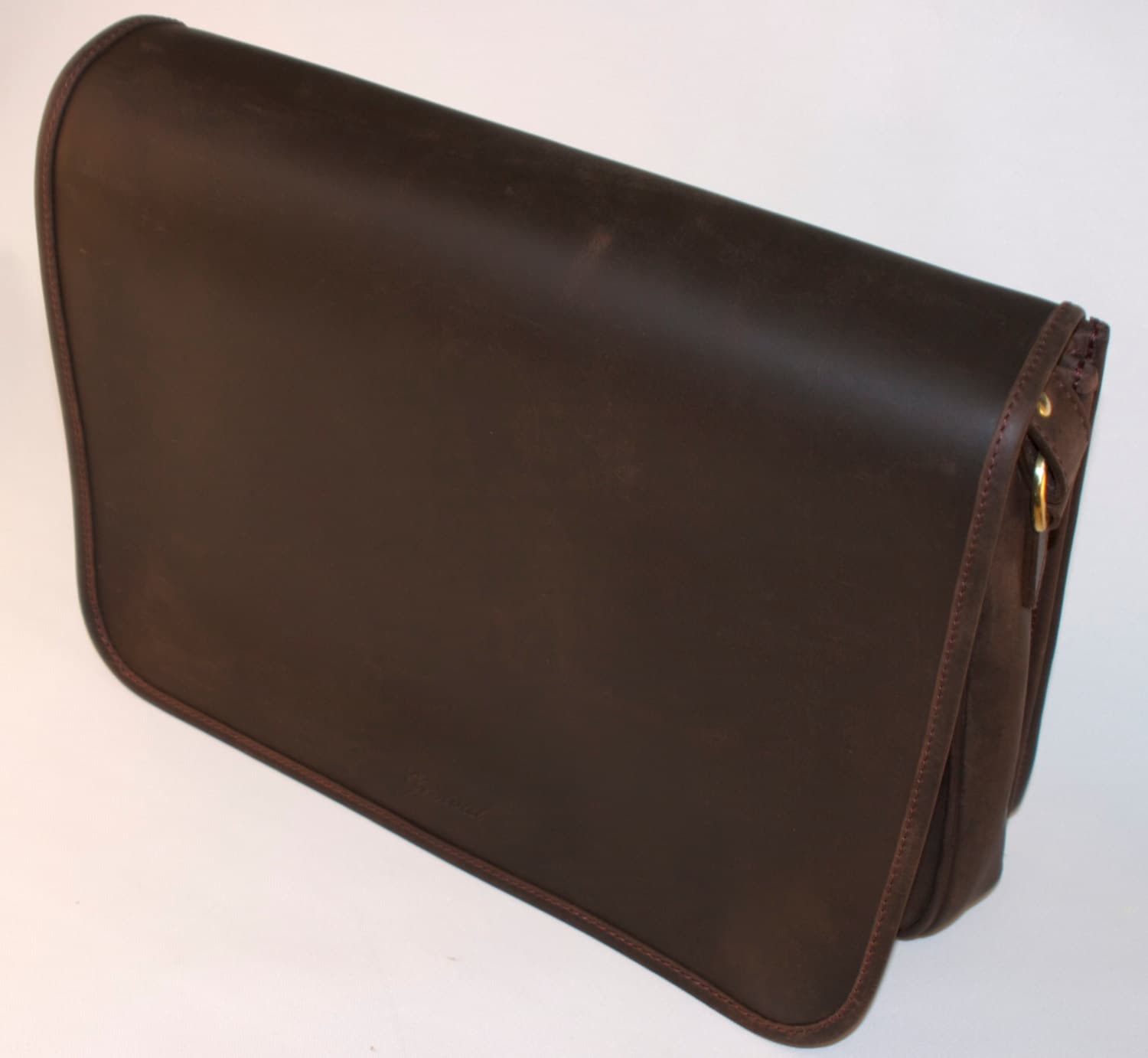 Messenger Bag Made From High Quality Leather Can Hold 15 Etsy