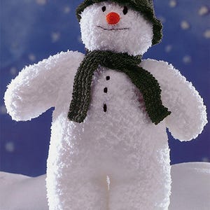 Stickmönster för jul, leksaksdocka 41 cm, kostymhalsduk + hinkhatt, snöflinga, 8-trådigt garn