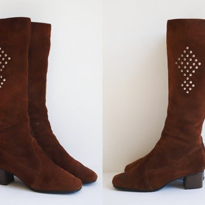 Brown gogo boots on sale