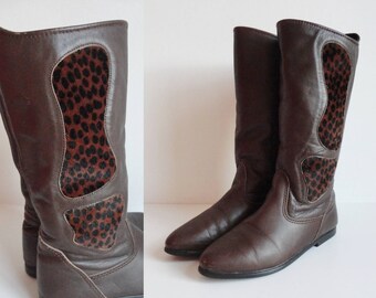 boots plates leopard