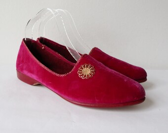 Ladies Girls Slippers Mule Pink Paisley Sizes 3-8 Available